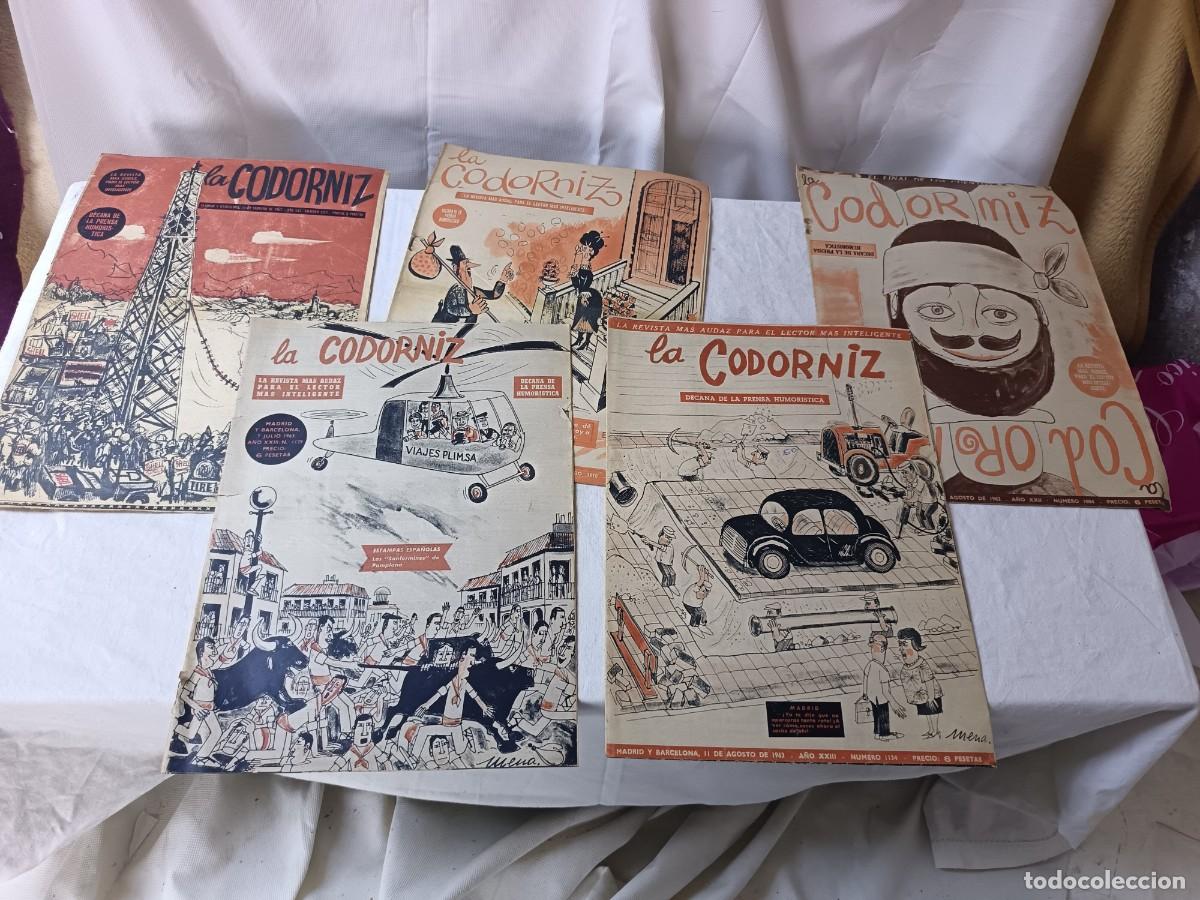Collection Magazines and Newspapers: Lote de 5 Revistas La Codorniz, 1960&acute;s, diferentes