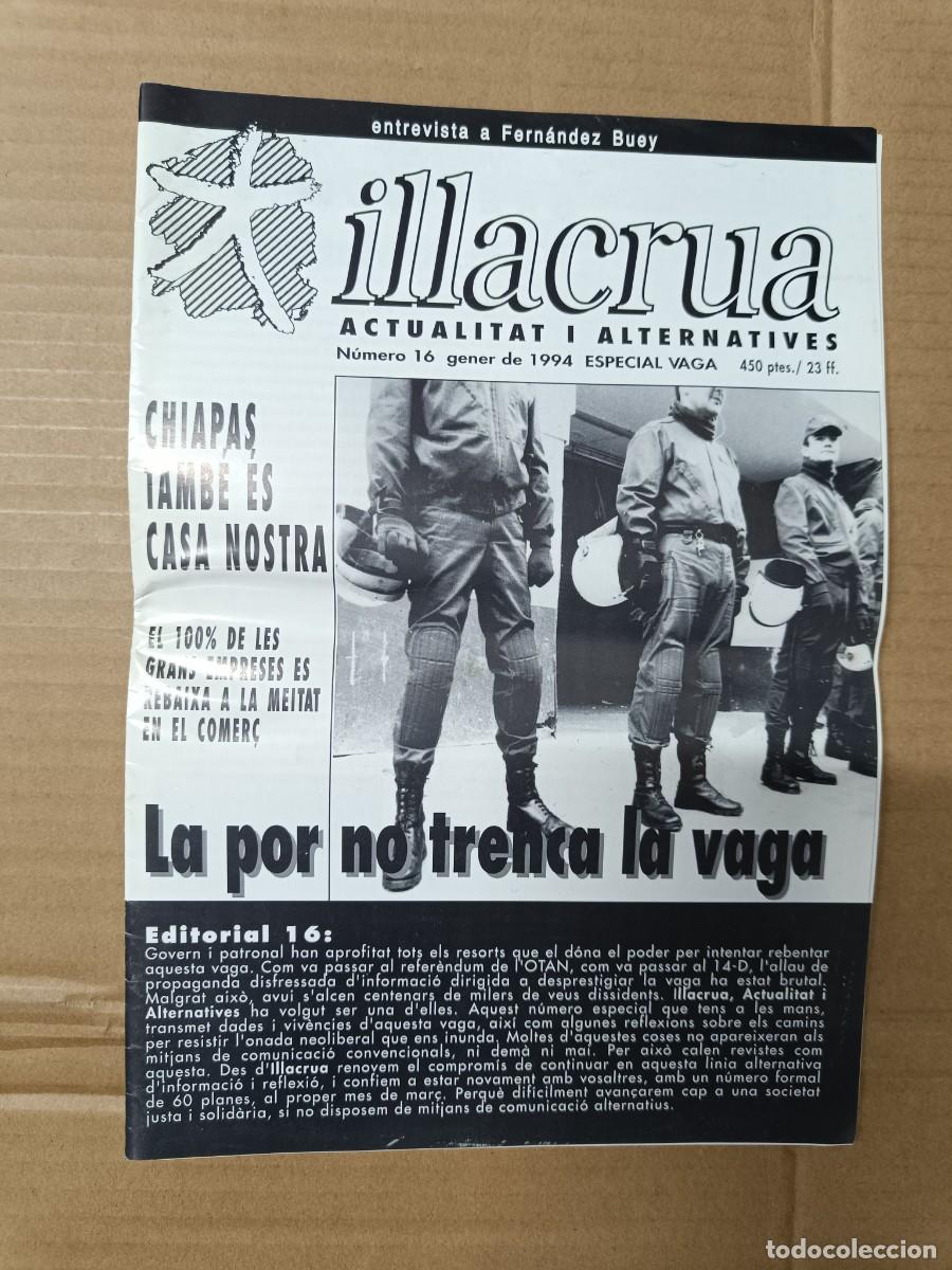 Coleccionismo de revistas y peri&oacute;dicos: ANTIGUA REVISTA POLITICA CATALANA ILLACRUA, ESPECIAL VAGA 1994, CHIAPAS -P18