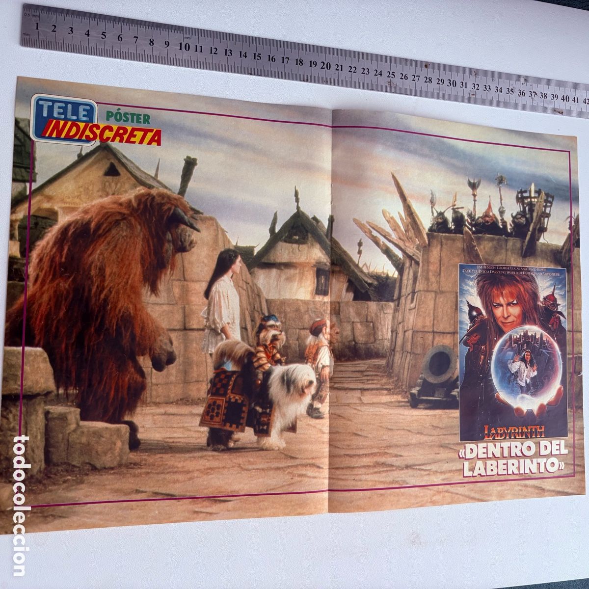 Coleccionismo de revistas y peri&oacute;dicos: poster dentro del laberinto de la revista teleindiscreta
