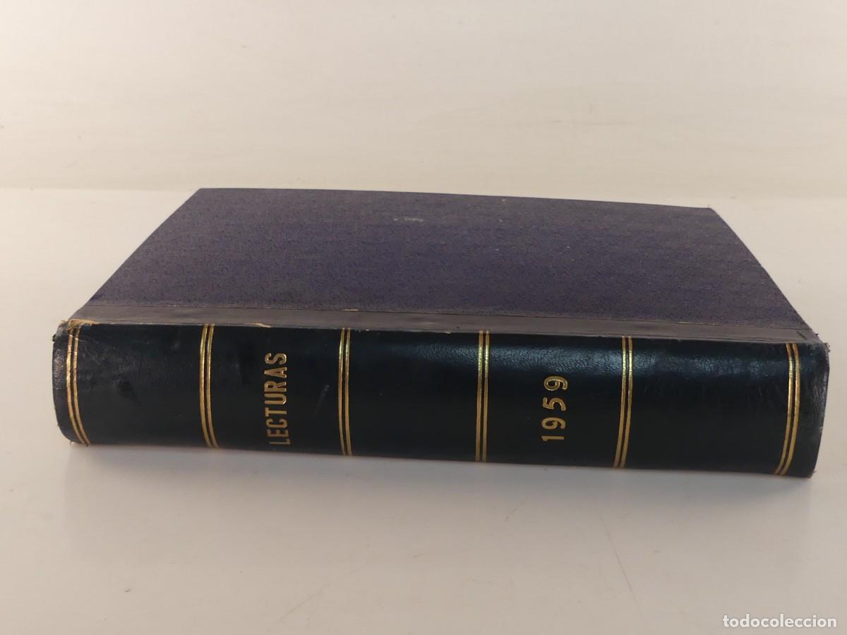 Sammeln von Zeitschriften und Zeitungen: TOMO CON VARIOS NUMEROS DE LA REVISTA LECTURAS A&Ntilde;O 1959