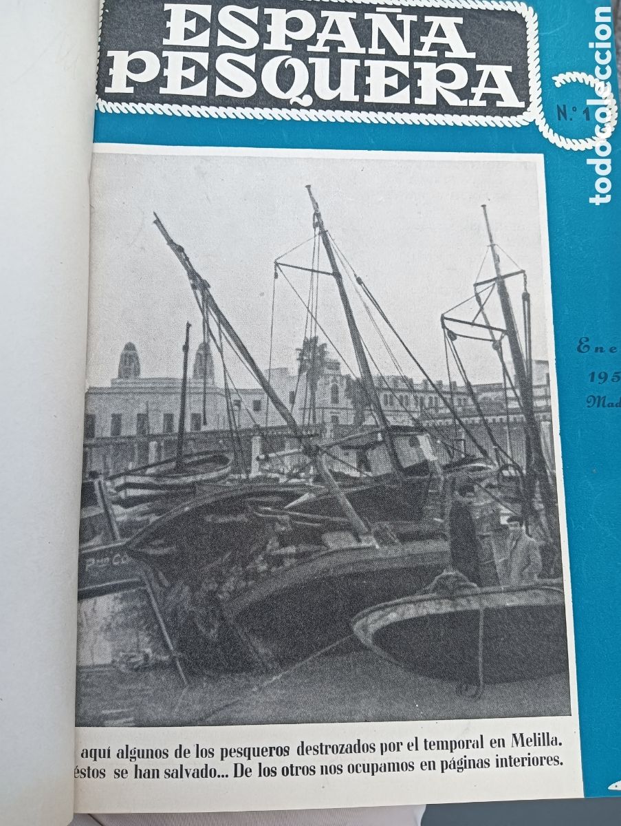 Coleccionismo de revistas y peri&oacute;dicos: Revista Espa&ntilde;a pesquera a&ntilde;o I, 1950 12 n&uacute;meros pesca