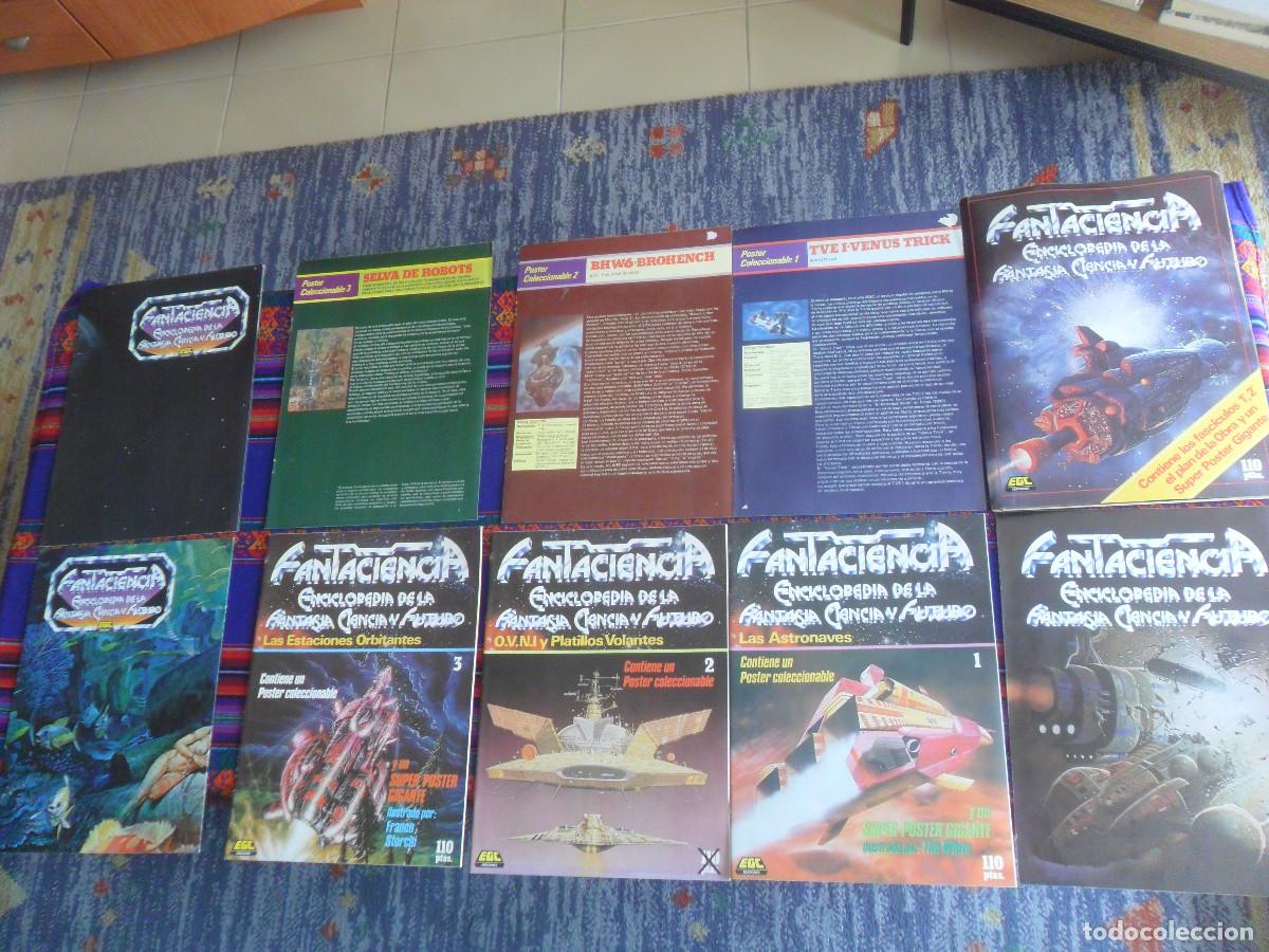 Coleccionismo de revistas y peri&oacute;dicos: FANTACIENCIA CARPETA, PLAN DE LA OBRA, FASC&Iacute;CULOS 1, 2 Y 3, DOS SUPER P&Oacute;STER GIGANTE Y 3 P&Oacute;STER M&Aacute;S
