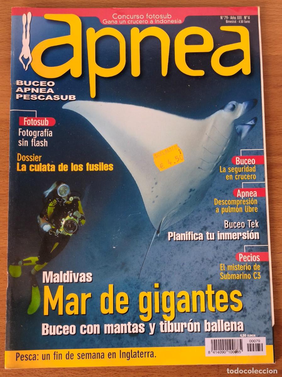 Coleccionismo de revistas y peri&oacute;dicos: Revista Apnea - Mar de gigantes - N&ordm;79 - A&ntilde;o XIII