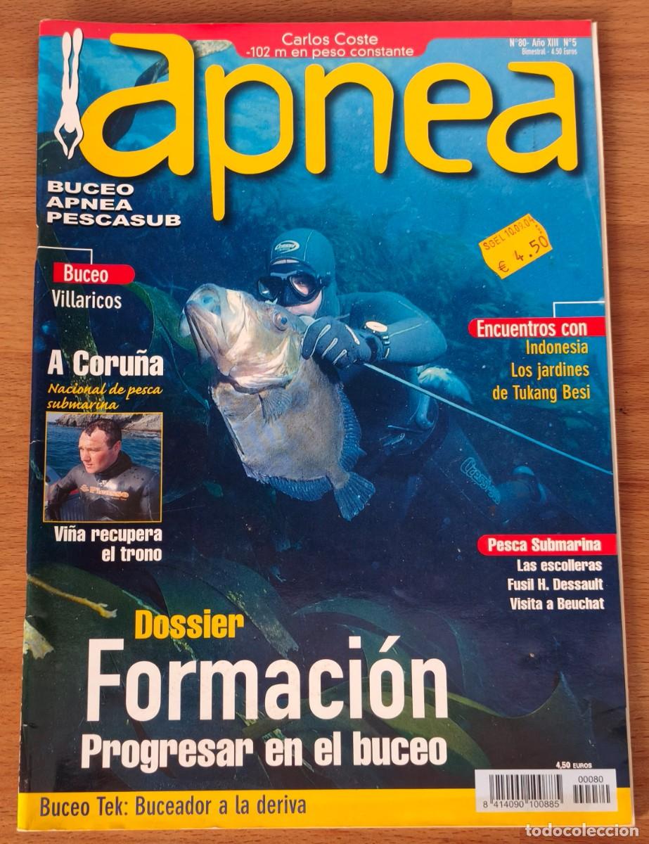 Coleccionismo de revistas y peri&oacute;dicos: Revista Apnea - Formaci&oacute;n - N&ordm;80 - A&ntilde;o XIII