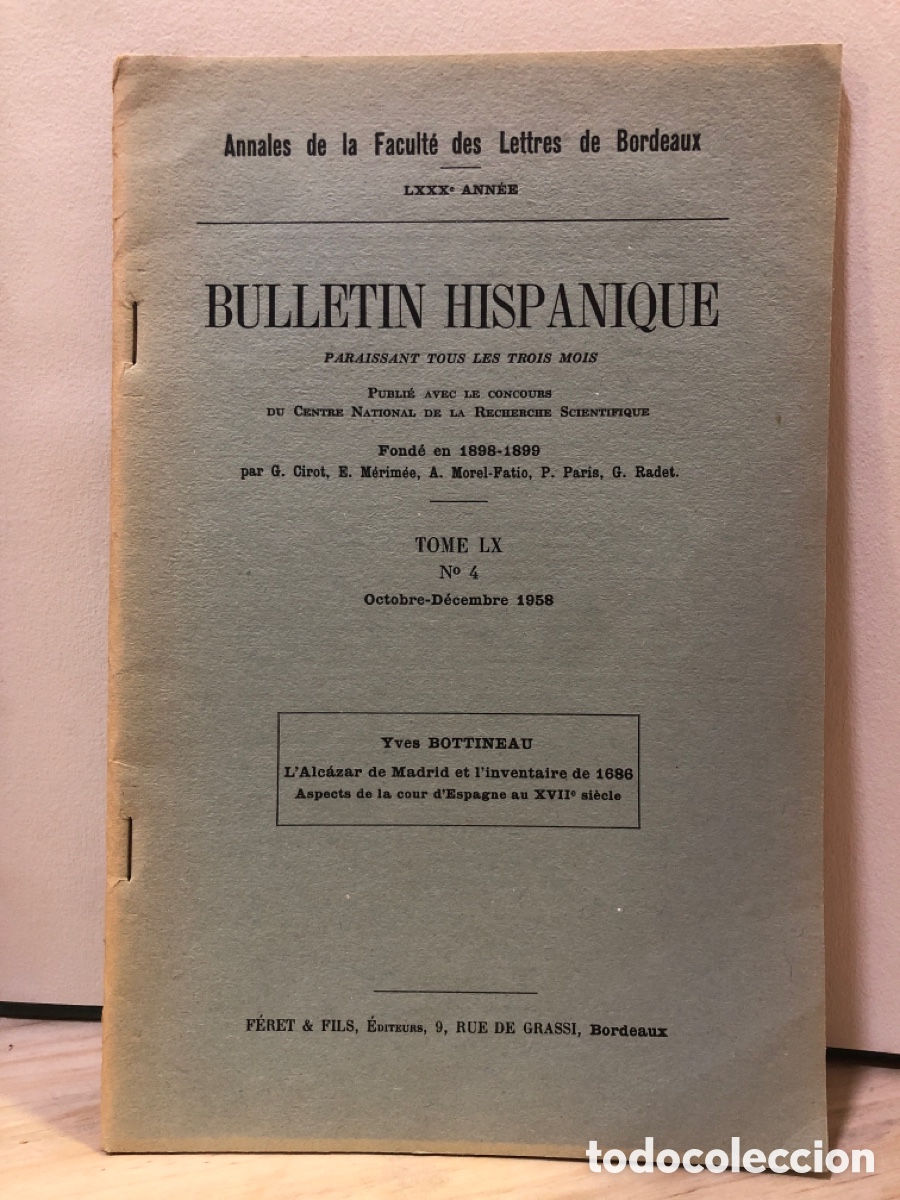 Sammeln von Zeitschriften und Zeitungen: Bulletin Hispanique N&deg;4