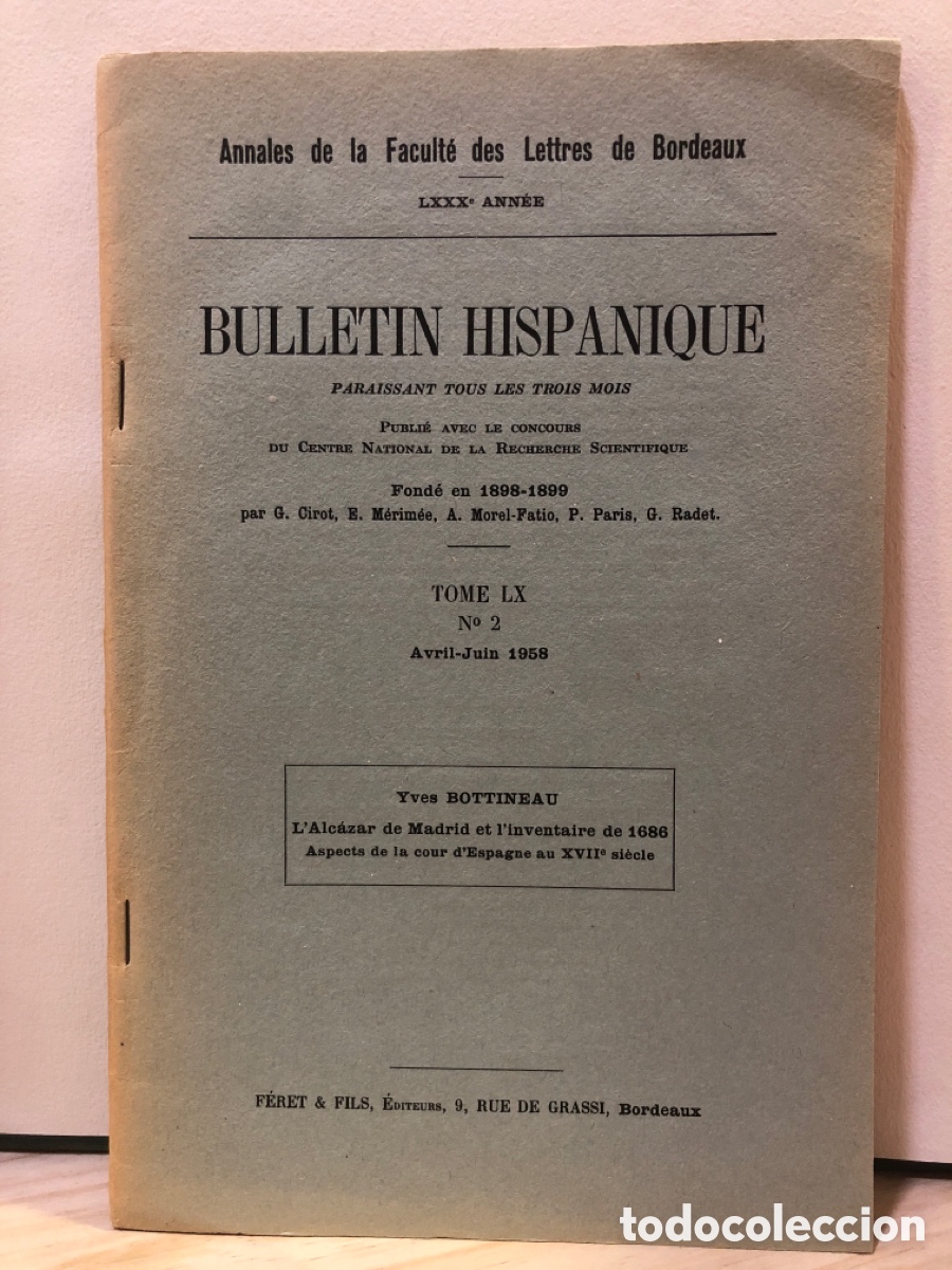 Sammeln von Zeitschriften und Zeitungen: Bulletin Hispanique N&ordm; 2