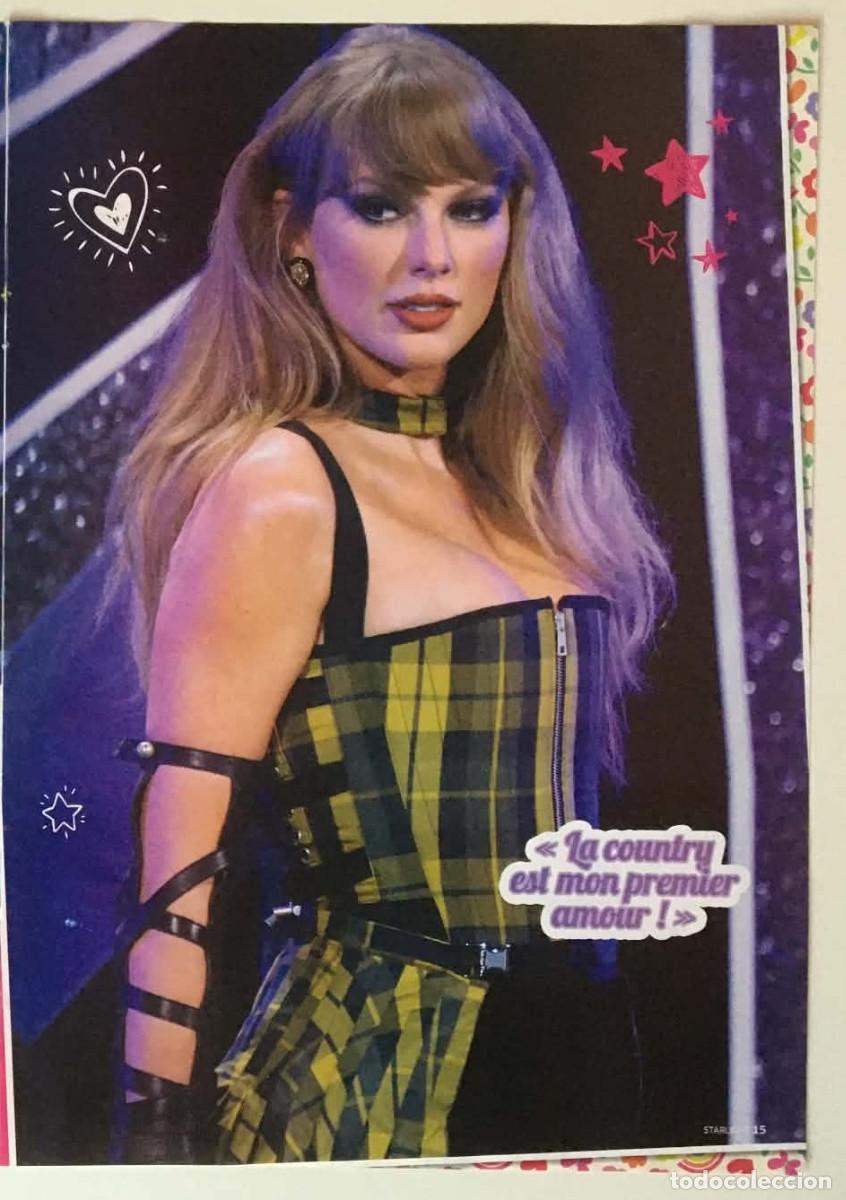 Coleccionismo de revistas y peri&oacute;dicos: Taylor Swift Original 2-Page Magazine Article & Poster A3 (2 x A4) - StarLight Magazine France Music