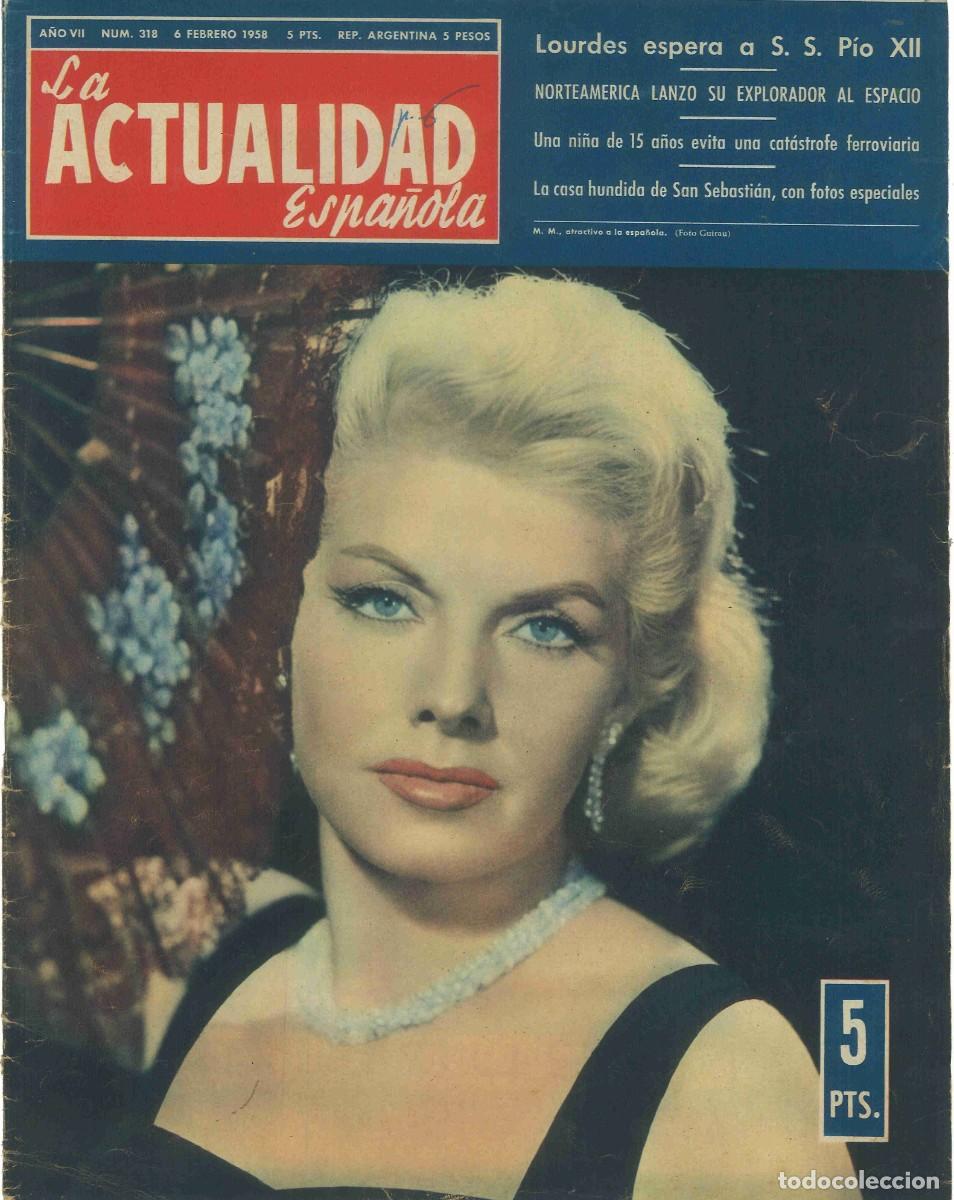 Collection Magazines and Newspapers: La actualidad espa&ntilde;ola. n&ordm; 318. 6 febrero 1958