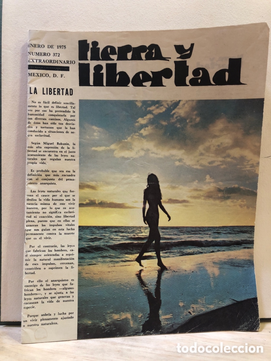 Collectionnisme de Revues et Journaux: Tierra y Libertad, N&ordm; 372
