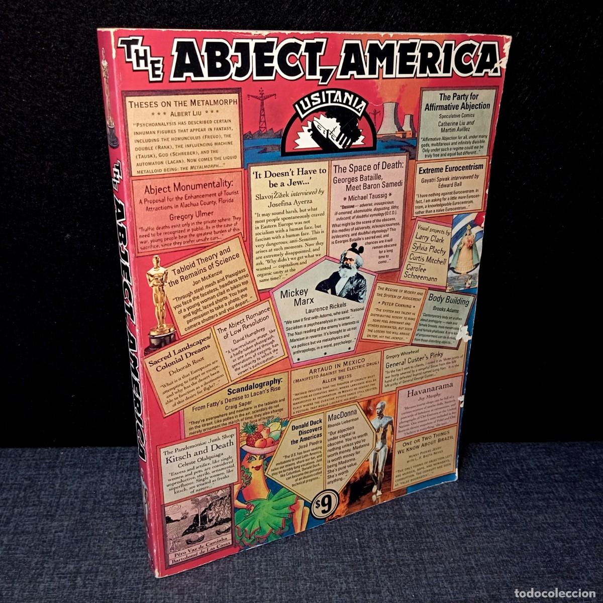 Coleccionismo de revistas y peri&oacute;dicos: ⚜️ L03. Revista The Abject America / O Abjeto America 1993 - Lusitania Vol 1 N&ordm;4 - Biling&uuml;e Zizek