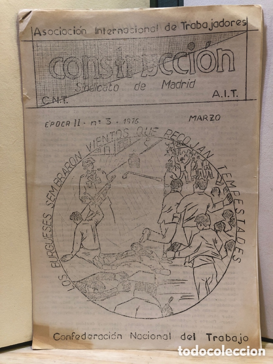 Collectionnisme de Revues et Journaux: Bolet&iacute;n Construcci&oacute;n Sindicato de Madrid &eacute;poca 11 - N&deg;3