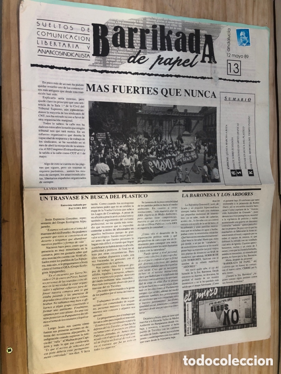 Sammeln von Zeitschriften und Zeitungen: Barrikada de papel. N&ordm;13