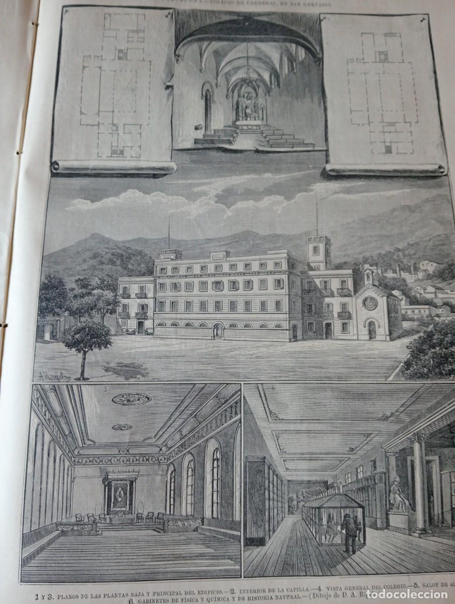 Coleccionismo de revistas y peri&oacute;dicos: REVISTA ENTERA A&Ntilde;O 1878 EXPOSICION DE JAEN JOSE VILLANOVA COLEGIO CARRERAS DE SAN GERVASIO BARCELONA