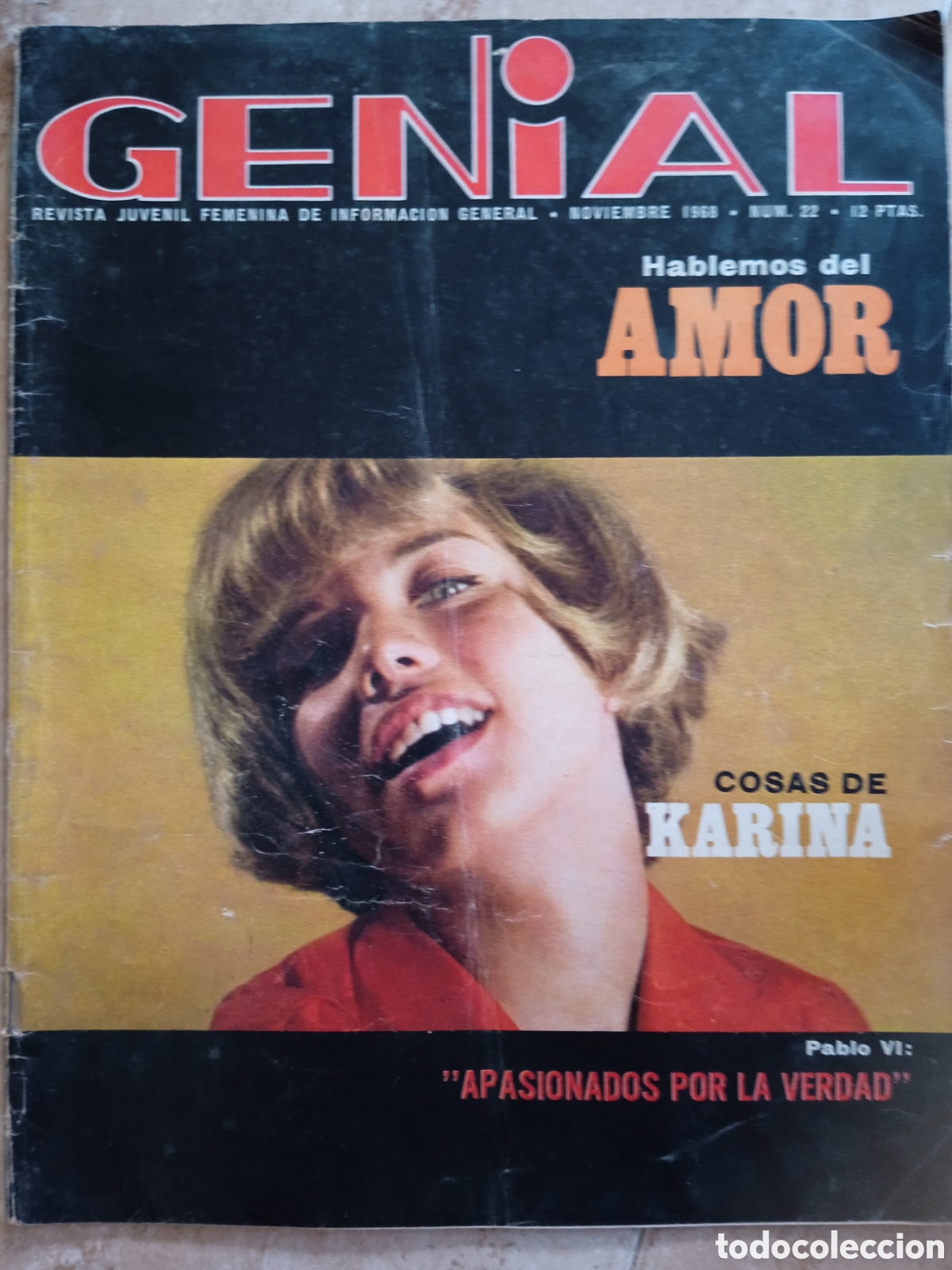 Sammeln von Zeitschriften und Zeitungen: Genial n&deg;22 Karina Los Muchachos Din&aacute;micos Biafra
