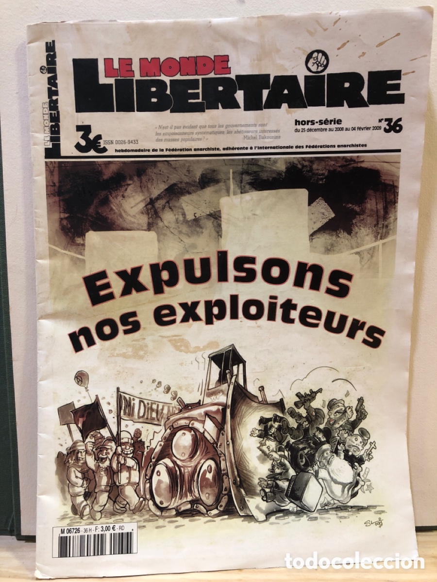 Sammeln von Zeitschriften und Zeitungen: Le monde libertaire N&deg;36