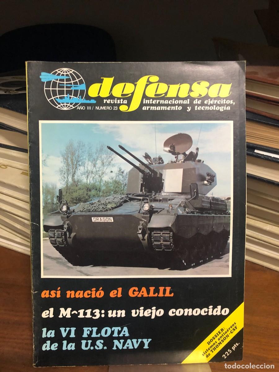 Collection Magazines and Newspapers: Revista Defensa N&ordm; 23 (A&ntilde;o III) Portada: Blindado antia&eacute;reo / Dossier sistemas Thomson-CSF