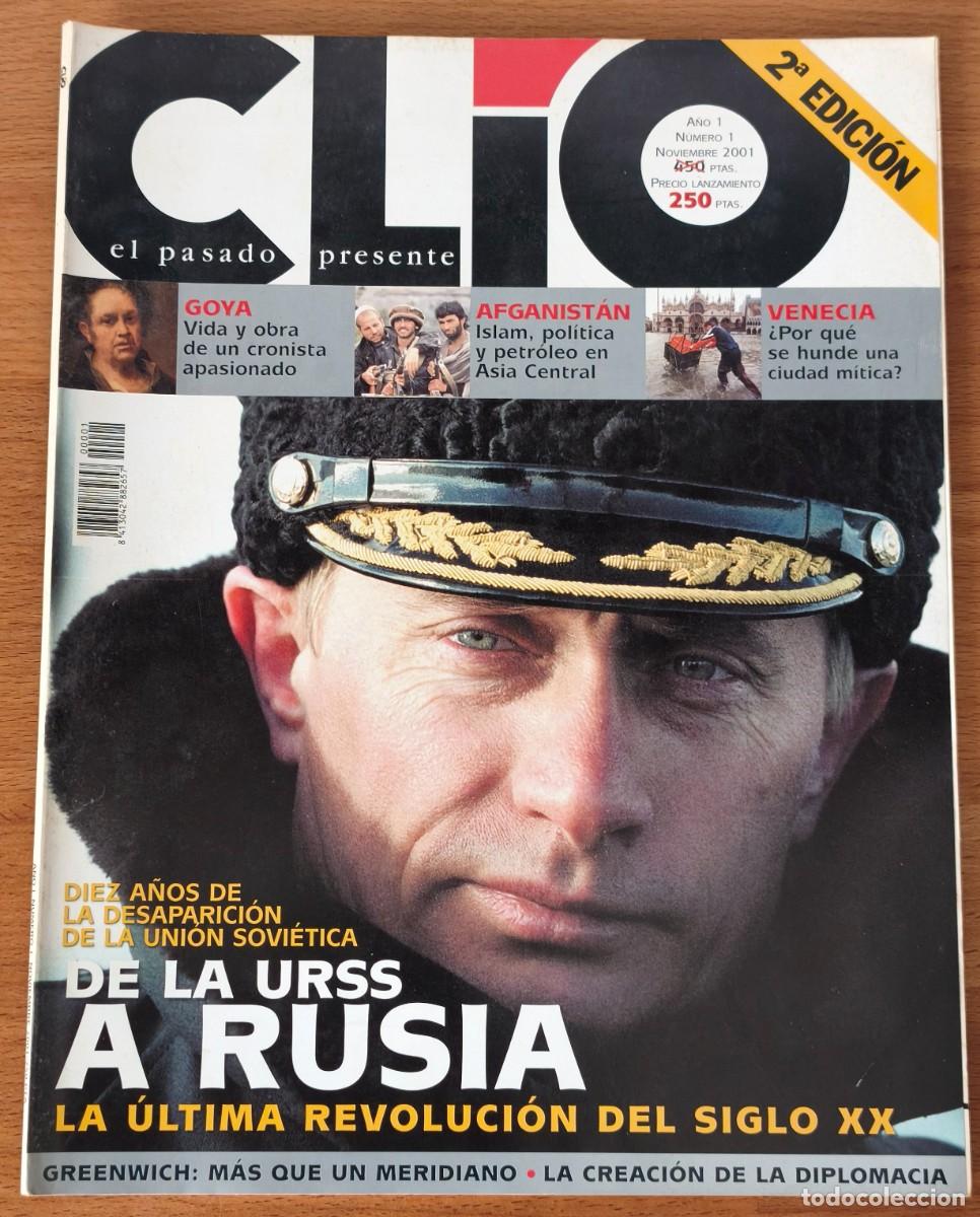 Coleccionismo de revistas y peri&oacute;dicos: Revista Clio - De la URSS a Rusia - Noviembre 2001