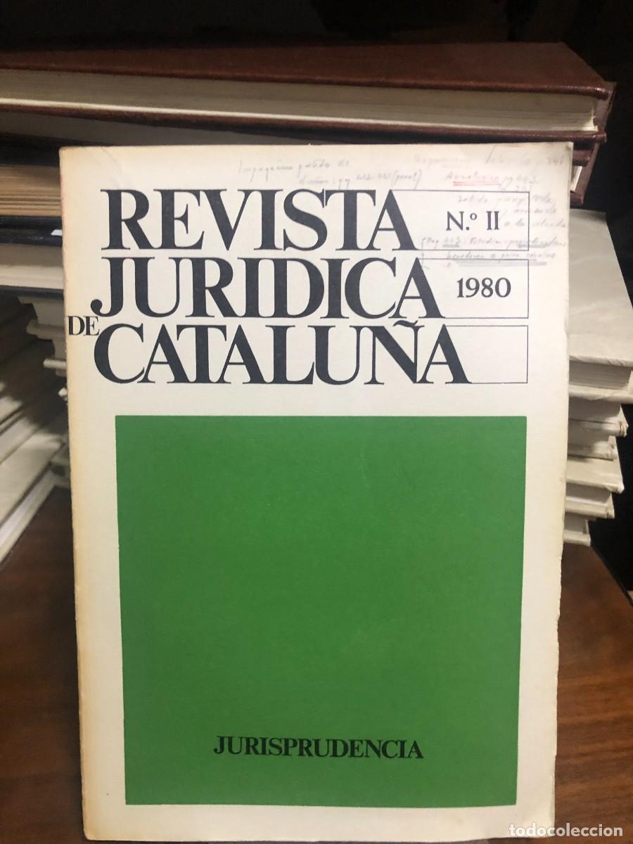 Sammeln von Zeitschriften und Zeitungen: Revista Jur&iacute;dica de Catalu&ntilde;a (Jurisprudencia) N.&ordm; II &mdash; 1980