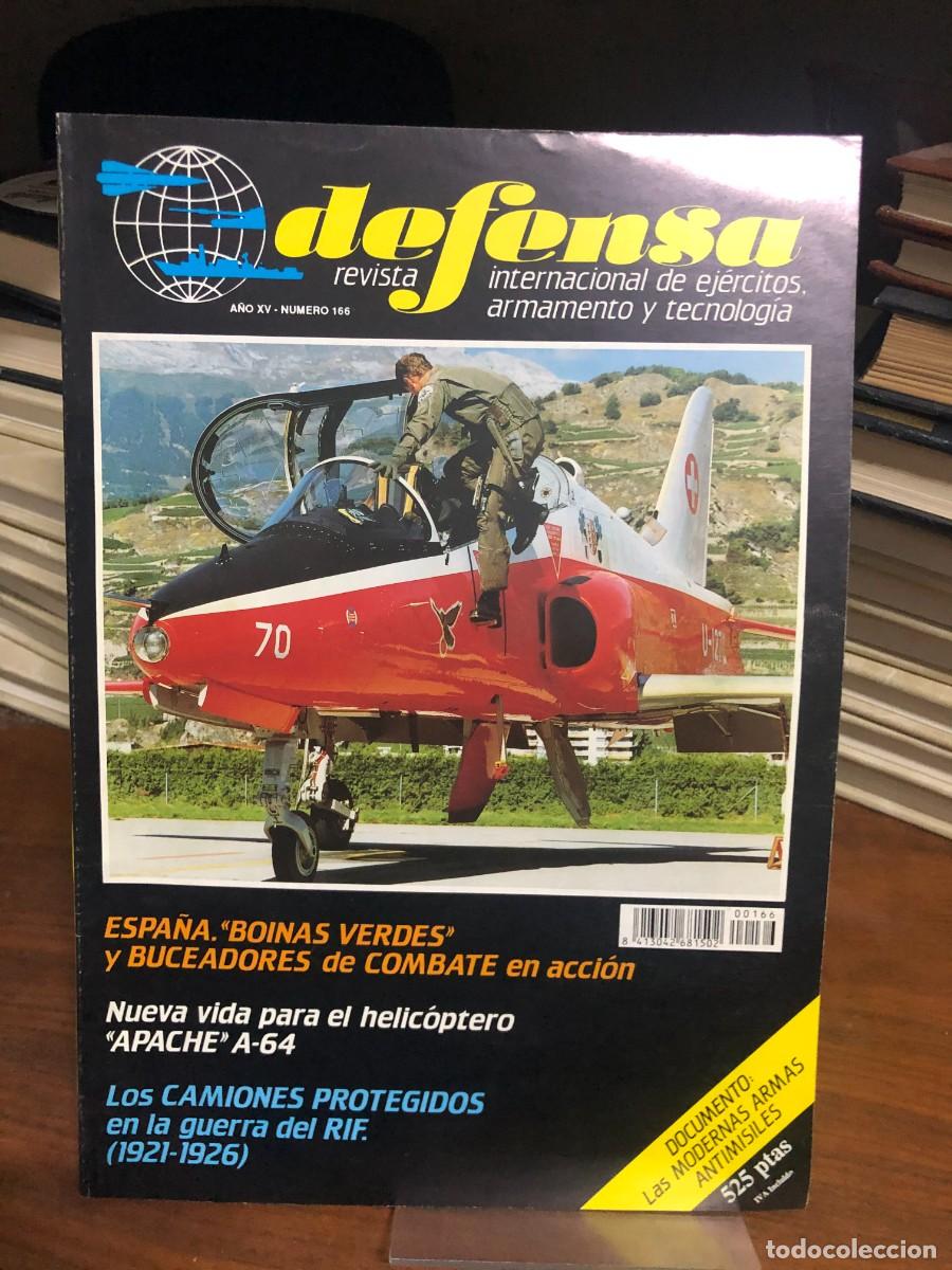 Collezionismo di Riviste e Giornali: Defensa (Revista Internacional de Ej&eacute;rcitos, Armamento y Tecnolog&iacute;a) N.&ordm; 166 (A&ntilde;o XV) Contenidos: