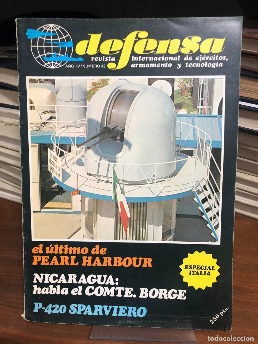 Coleccionismo de revistas y peri&oacute;dicos: Defensa N.&ordm; 42 Especial Italia, P-420 Sparviero, &rdquo;El &uacute;ltimo de Pearl Harbour&rdquo;, Nicaragua (habla el C
