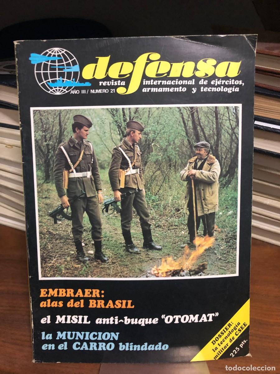 Coleccionismo de revistas y peri&oacute;dicos: Defensa N.&ordm; 21 Embraer: alas del Brasil, el misil antibuque &rdquo;Otomat&rdquo;, munici&oacute;n en el carro blindado.