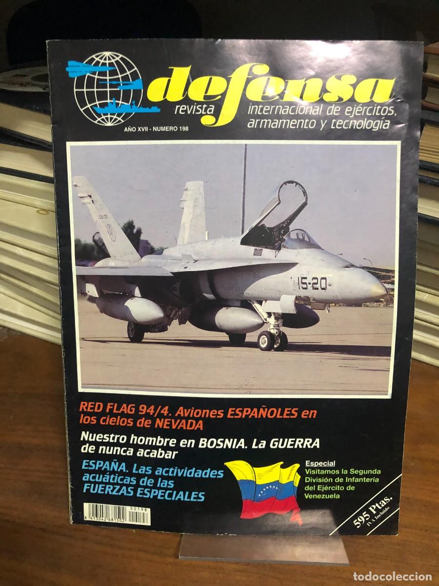 Collezionismo di Riviste e Giornali: Defensa N.&ordm; 198 Red Flag 94/4 (aviones espa&ntilde;oles en Nevada), la guerra de Bosnia, actividades acu&aacute;ti