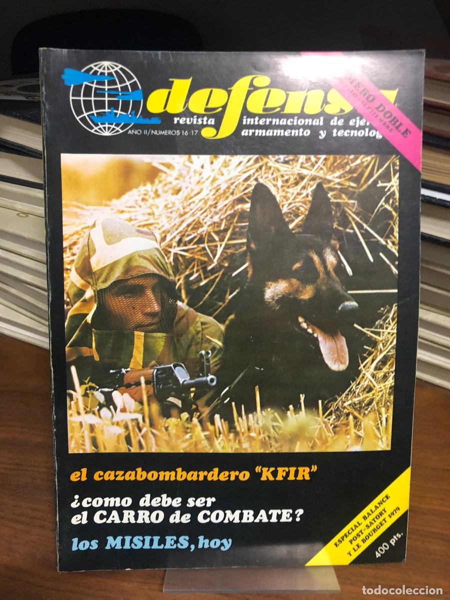 Sammeln von Zeitschriften und Zeitungen: Defensa N.&ordm; 16-17 El cazabombardero &rdquo;Kfir&rdquo;, &iquest;c&oacute;mo debe ser el carro de combate?, los misiles hoy (Es