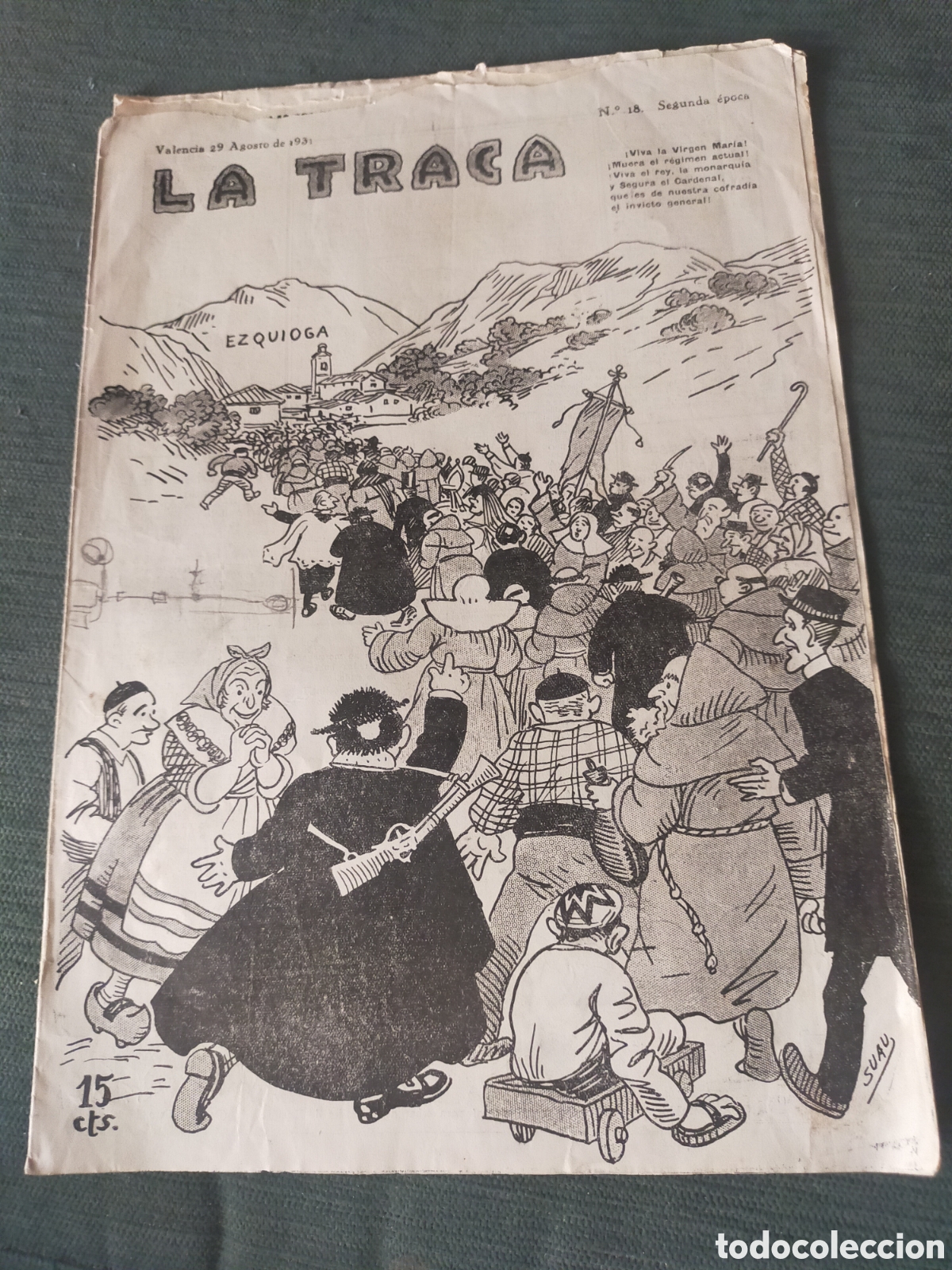 Collection Magazines and Newspapers: REVISTA LA TRACA N&deg; 18 VALENCIA 29 AGOSTO DE 1932
