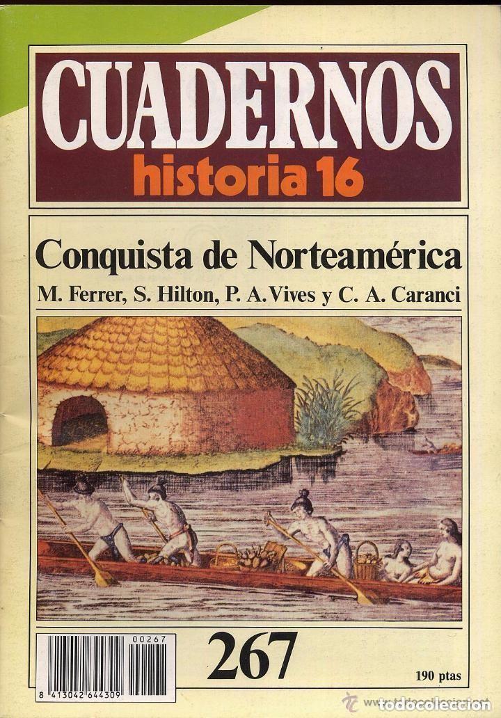 Coleccionismo de revistas y peri&oacute;dicos: CUADERNOS HISTORIA 16 - n 267 CONQUISTA DE NORTEAMERICA