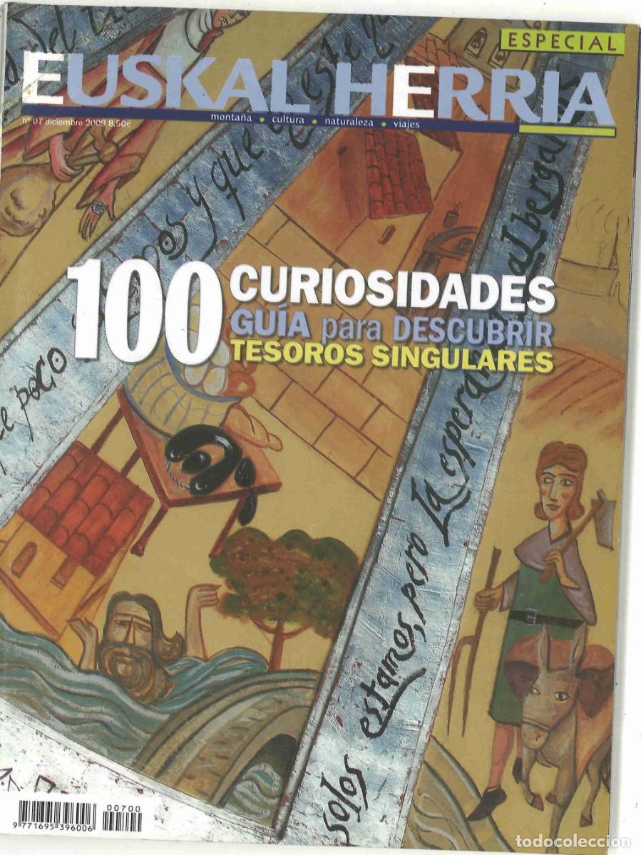 Coleccionismo de revistas y peri&oacute;dicos: Revista Euskal Herria. Especial n&ordm;7. 100 curiosidades. Gu&iacute;a para descubrir tesoros singulares. 2009