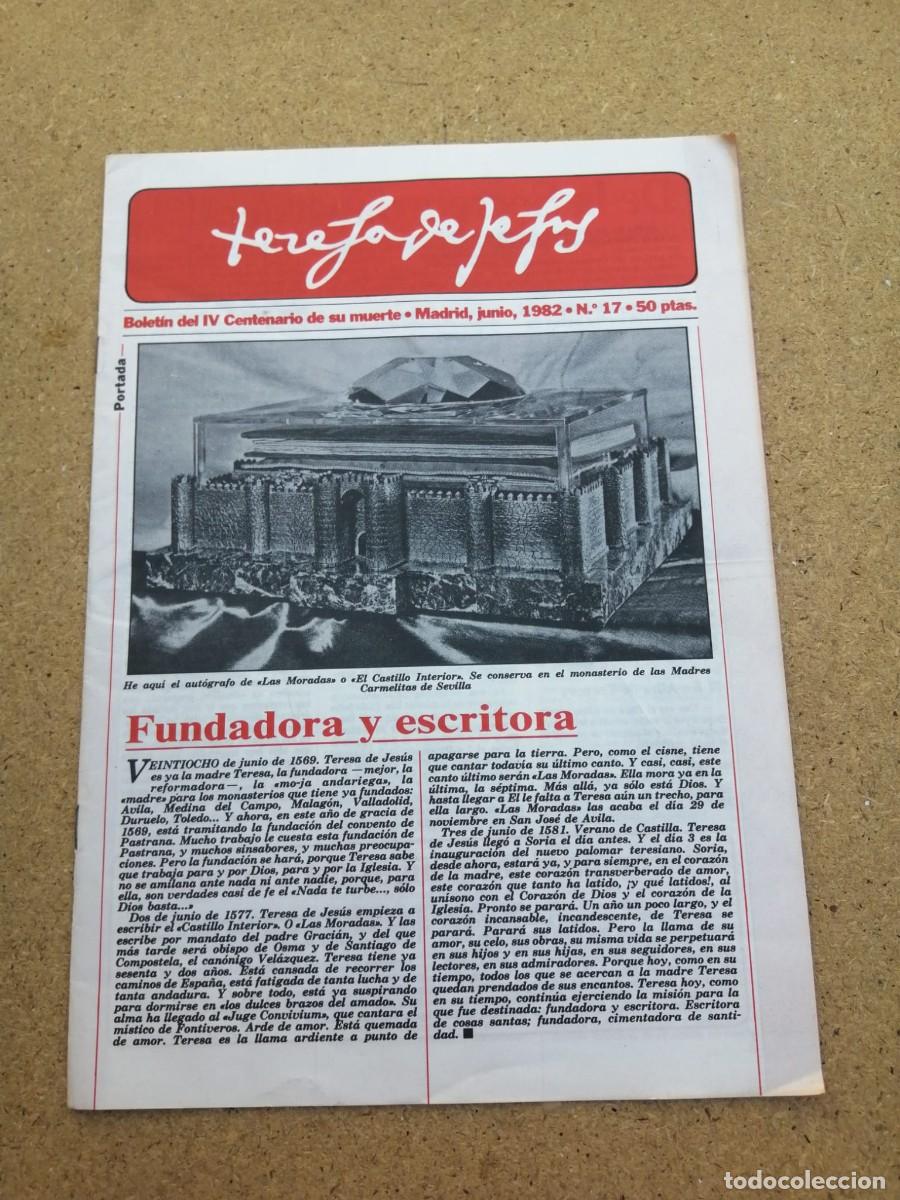 Coleccionismo de revistas y peri&oacute;dicos: REVISTA TERESA DE JESUS (NUMERO 17) FUNDADORA Y ESCRITORA