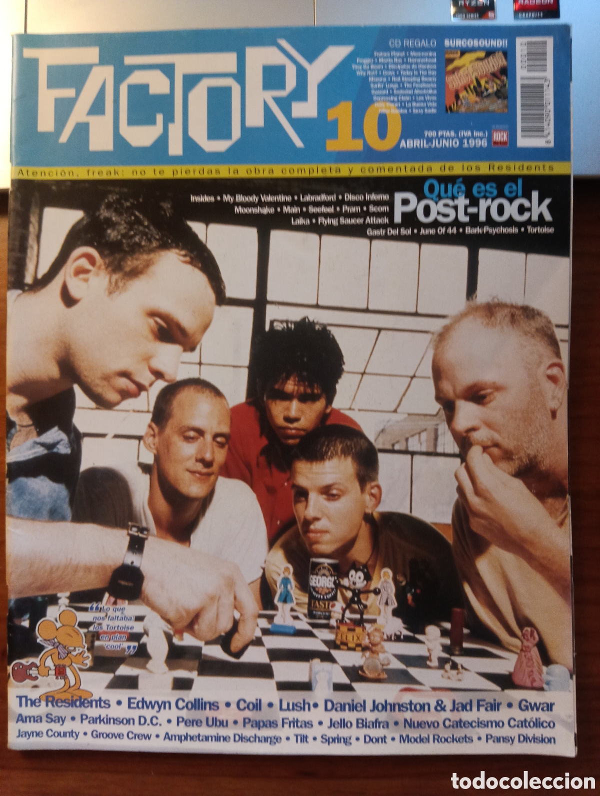 Sammeln von Zeitschriften und Zeitungen: Factory 10, abril-junio 1996