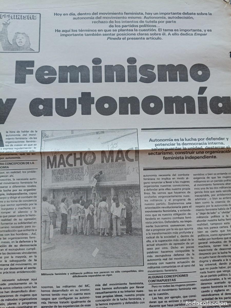 Coleccionismo de revistas y peri&oacute;dicos: DEBATE: FEMINISMO Y AUTONOM&Iacute;A. EMPAR PINEDA. SERVIR AL PUEBLO (MOVIMIENTO COMUNISTA) FEBRERO 1980