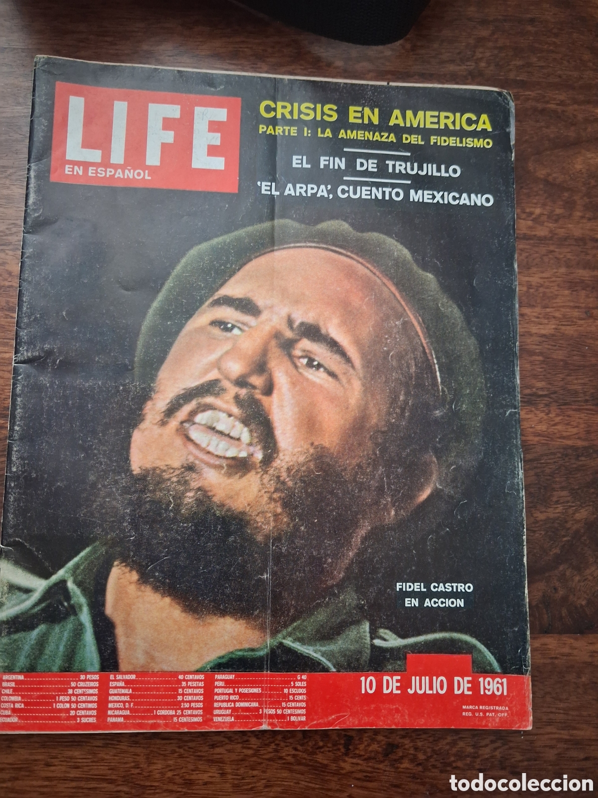 Coleccionismo de revistas y peri&oacute;dicos: Revista Life en espa&ntilde;ol, 10 de julio de 1961