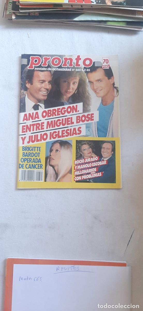 Coleccionismo de revistas y peri&oacute;dicos: REVISTA PRONTO.NUMERO 665.ISABEL PANTOJA.