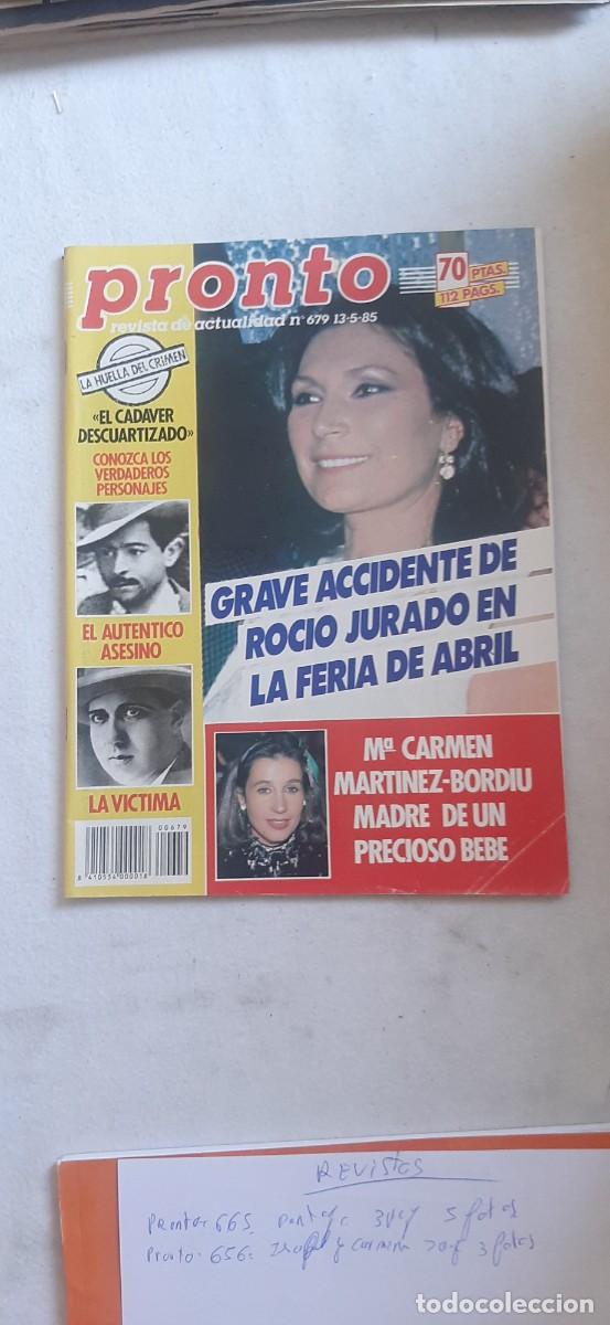 Coleccionismo de revistas y peri&oacute;dicos: REVISTA PRONTO.NUMERO 679.SERIE V,LAGARTOS