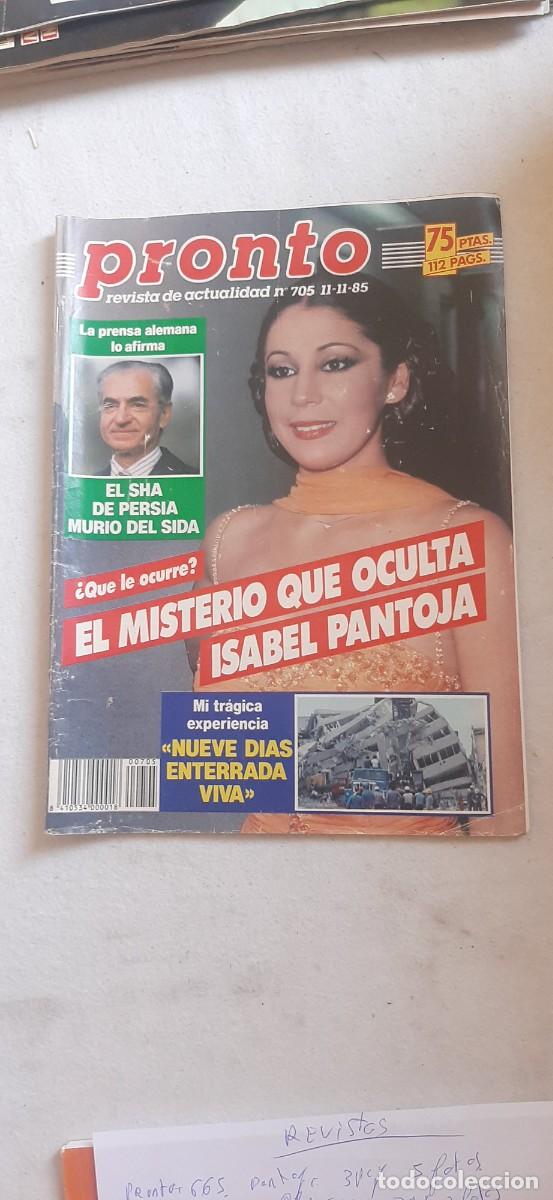 Coleccionismo de revistas y peri&oacute;dicos: REVISTA PRONTO.NUMERO 705.ROCK HUDSON