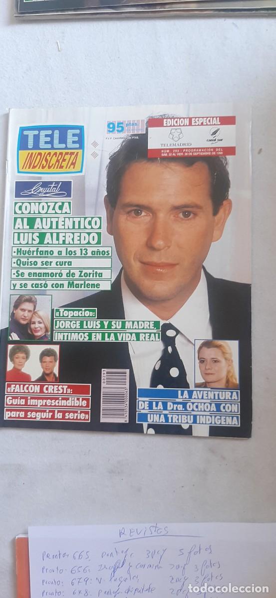 Coleccionismo de revistas y peri&oacute;dicos: REVISTA TELE INDISCRETA.NUMERO 293