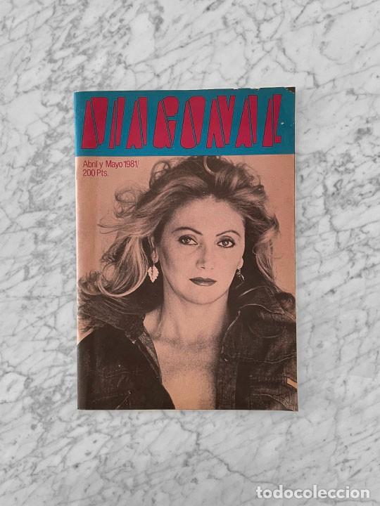 Coleccionismo de revistas y peri&oacute;dicos: DIAGONAL 1981 SYLIANE DE VILALLONGA, GONZALO HERRALDE, PEDRO ALMODOVAR, JAVIER GURRUCHAGA, MARISCAL