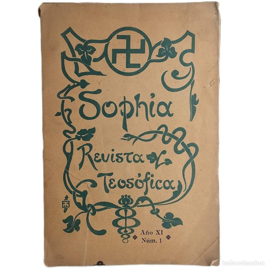 Coleccionismo de revistas y peri&oacute;dicos: SOPHIA. REVISTA TEOS&Oacute;FICA. A&Ntilde;O XI. N&Uacute;M. 1