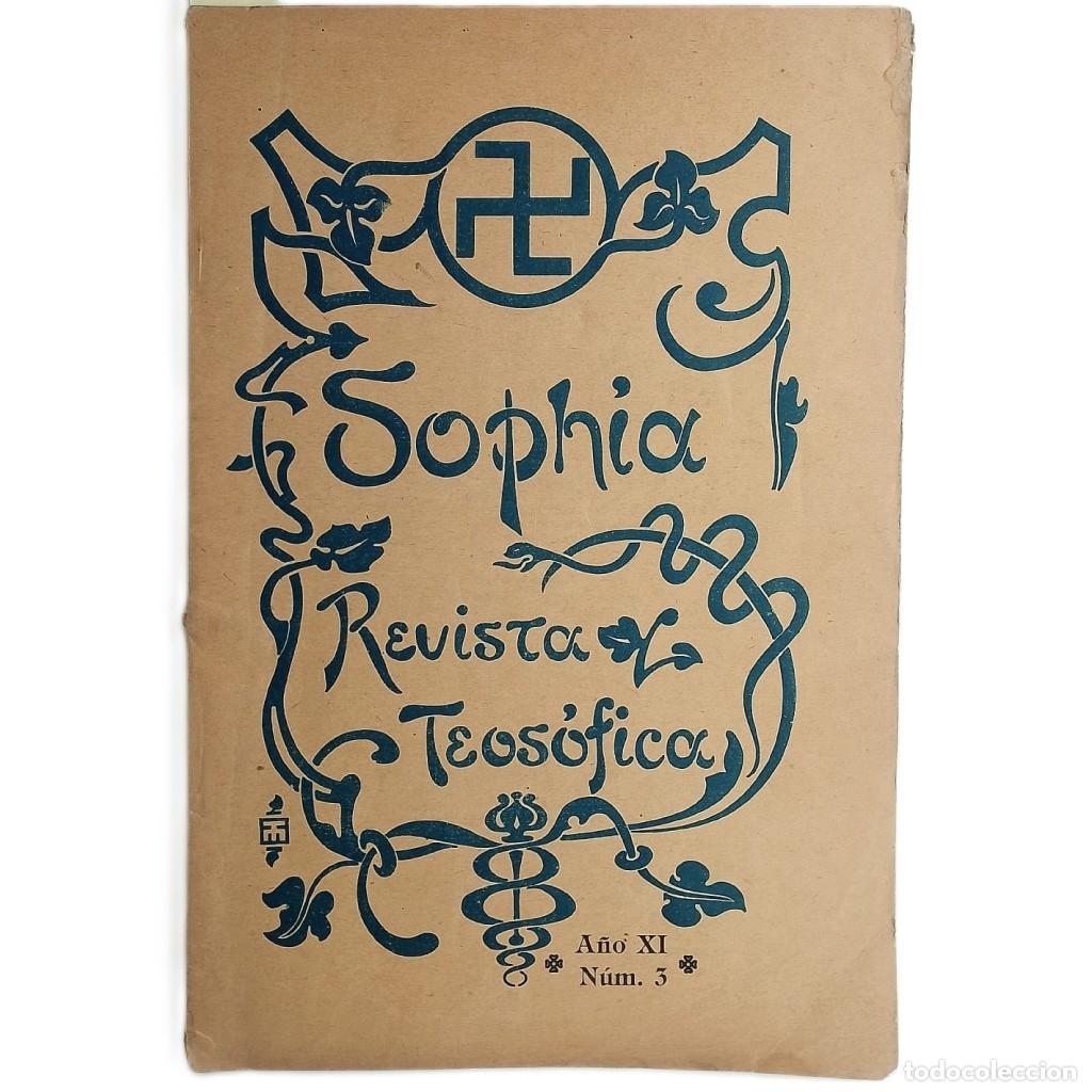 Coleccionismo de revistas y peri&oacute;dicos: SOPHIA. REVISTA TEOS&Oacute;FICA. A&Ntilde;O XI. N&Uacute;M. 3