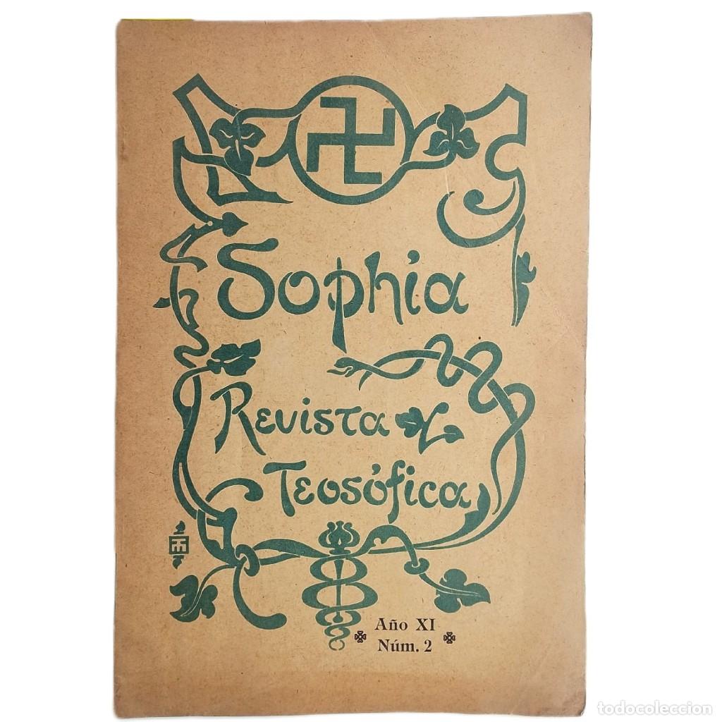 Coleccionismo de revistas y peri&oacute;dicos: SOPHIA. REVISTA TEOS&Oacute;FICA. A&Ntilde;O XI. N&Uacute;M. 2