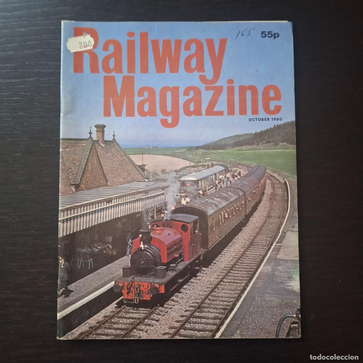 Coleccionismo de revistas y peri&oacute;dicos: RAILWAY MAGAZINE - OCTUBRE 1980 - REVISTA DE TRENES TREN FERRECARRIL CARRIL MODELISMO - EN INGLES