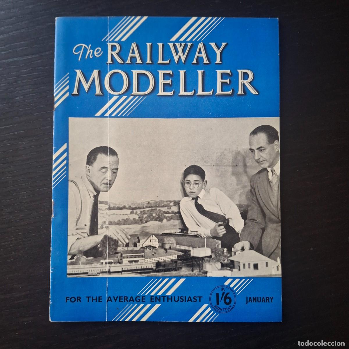 Coleccionismo de revistas y peri&oacute;dicos: RAILWAY MODELLER - ENERO 1954 - REVISTA MODELISMO FERROVIARIO TREN TRENES CARRIL - EN INGLES