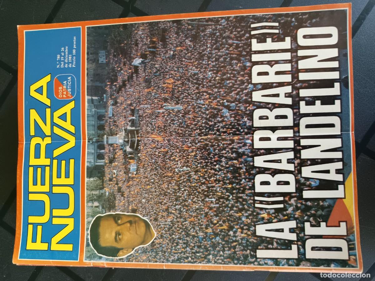 Coleccionismo de revistas y peri&oacute;dicos: 26 Revistas Fuerza Nueva a&ntilde;os 1981 y 1982