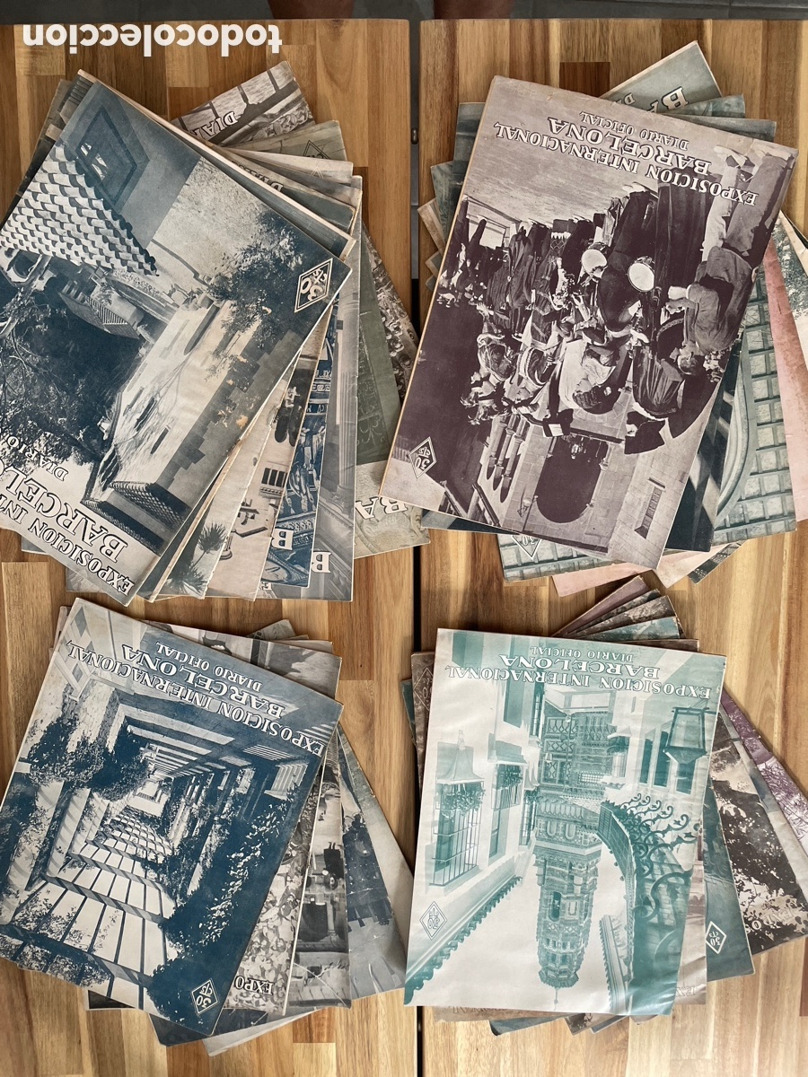 Collection Magazines and Newspapers: 27 n&uacute;meros de Exposici&oacute;n Internacional Barcelona. Diario Oficial. 1929-1930.