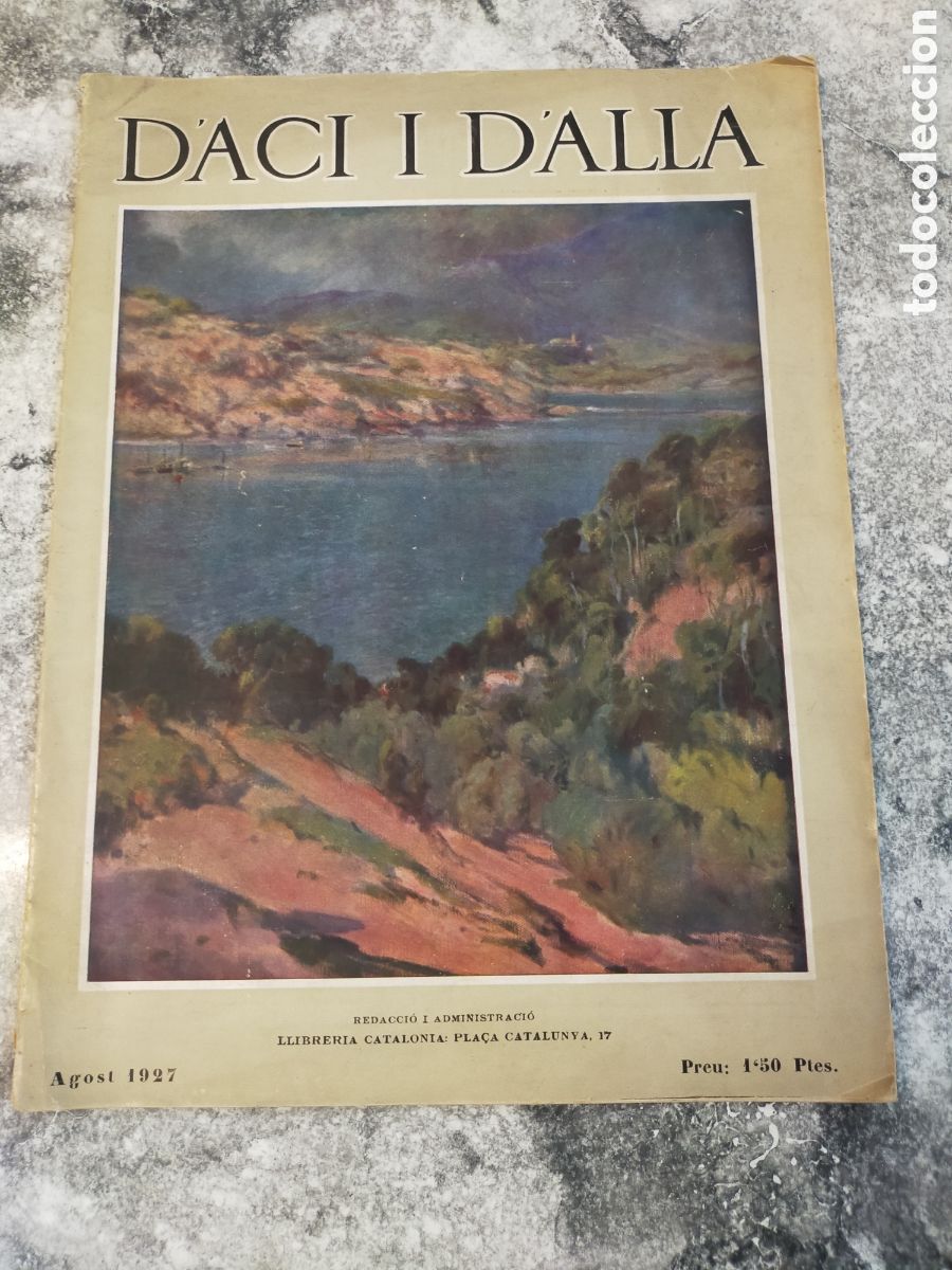 Collectionnisme de Revues et Journaux: REVISTA D'AC&Iacute; I D'ALL&Agrave; , AGOST 1927 N.&deg; 116