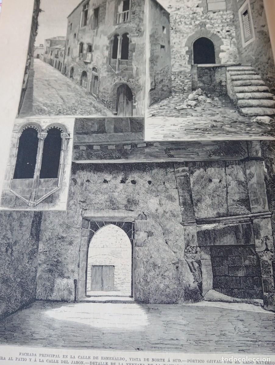 Coleccionismo de revistas y peri&oacute;dicos: REVISTA ENTERA A&Ntilde;O 1878 CRISTOBAL COLON EN FUNCHAL MADEIRA MADERA AZORES CASTILLO DE SIMANCAS