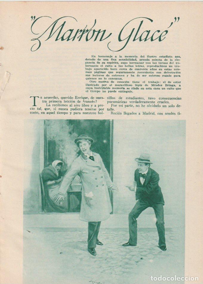 Collection Magazines and Newspapers: Marr&oacute;n Glac&eacute; / J. S&aacute;nchez Guerra - 1935