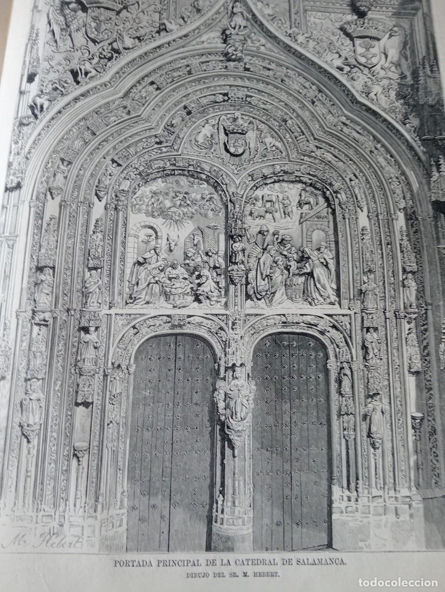 Collectionnisme de Revues et Journaux: REVISTA ENTERA A&Ntilde;O 1878 CATEDRAL DE SALAMANCA EL MENTIDERO DE JOSE JIMENEZ ARANDA